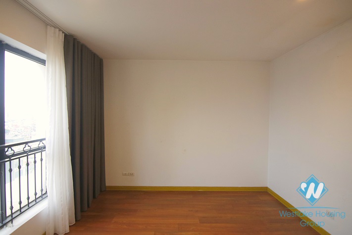 Elegant 3 bedroom apartment with a nice terrace for rent in Dong Da District